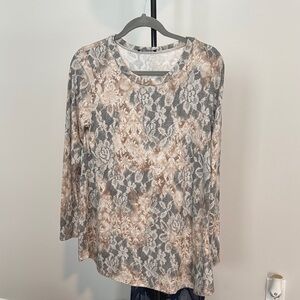 Floral Lace Women's Top